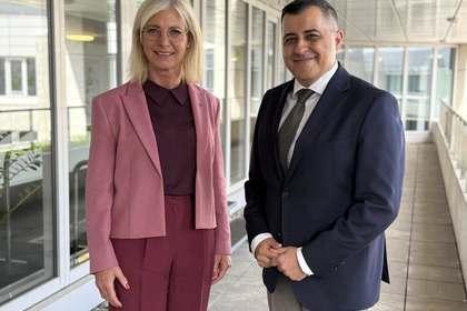 Встъпителна среща на генералния консул Стефан Йонков с баварския министър на семейството, труда и социалната политика г-жа Улрике Шарф